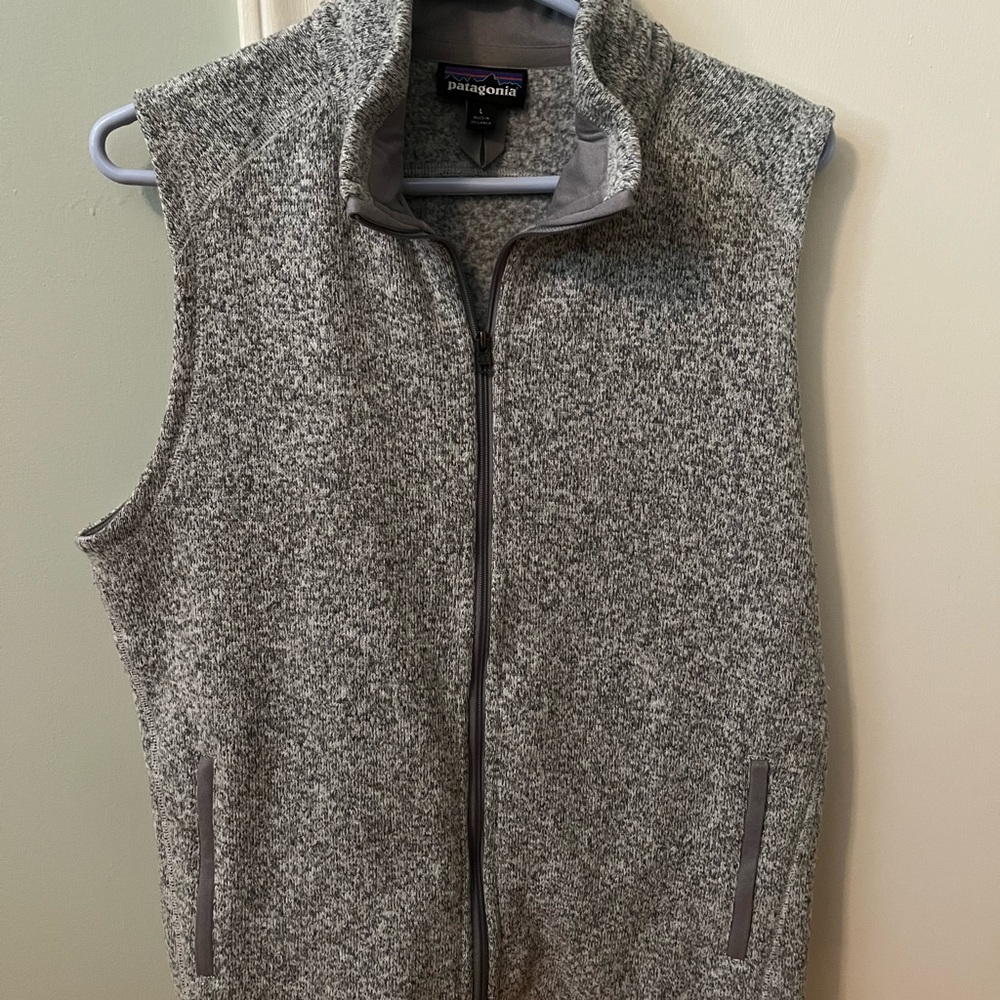 Patagonia Better Sweater Vest Gray Womens L